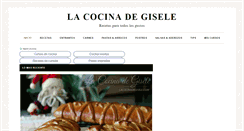 Desktop Screenshot of lacocinadegisele.com